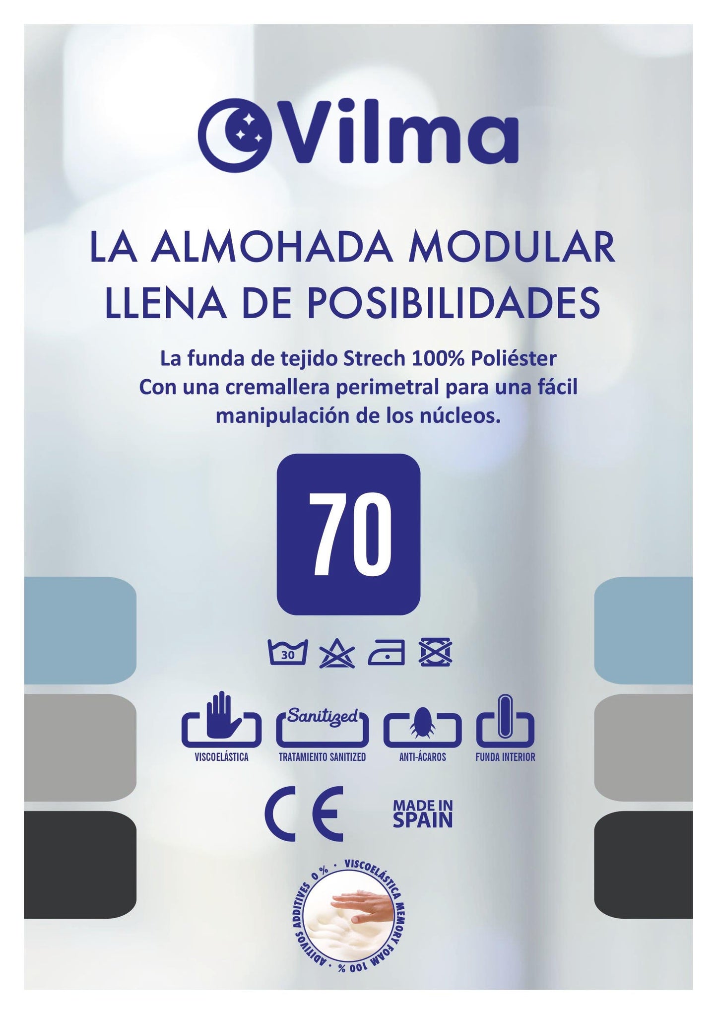 Poduszka modułowa Vilma Sleep 70 cm (Nowość)